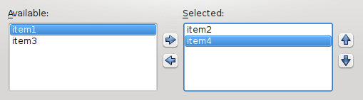 KActionSelector Widget