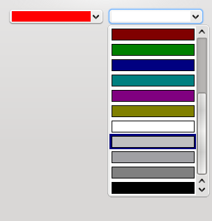 KColorCombo Widget