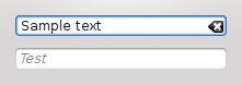KLineEdit widgets with clear-button