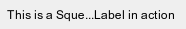 KSqueezedTextLabel Widget